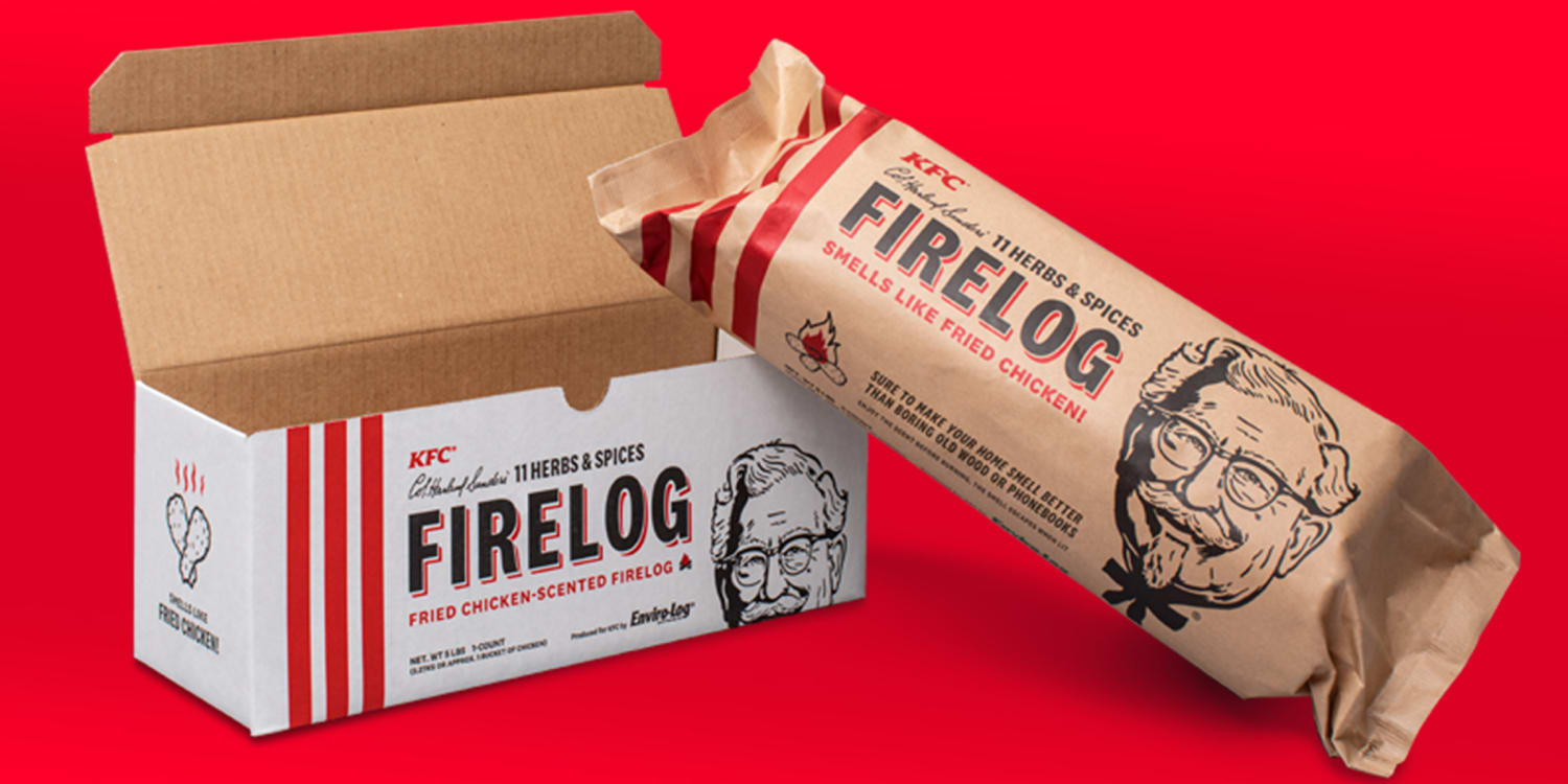 KFC brings back fried chicken-scented fire logs for 3rd year