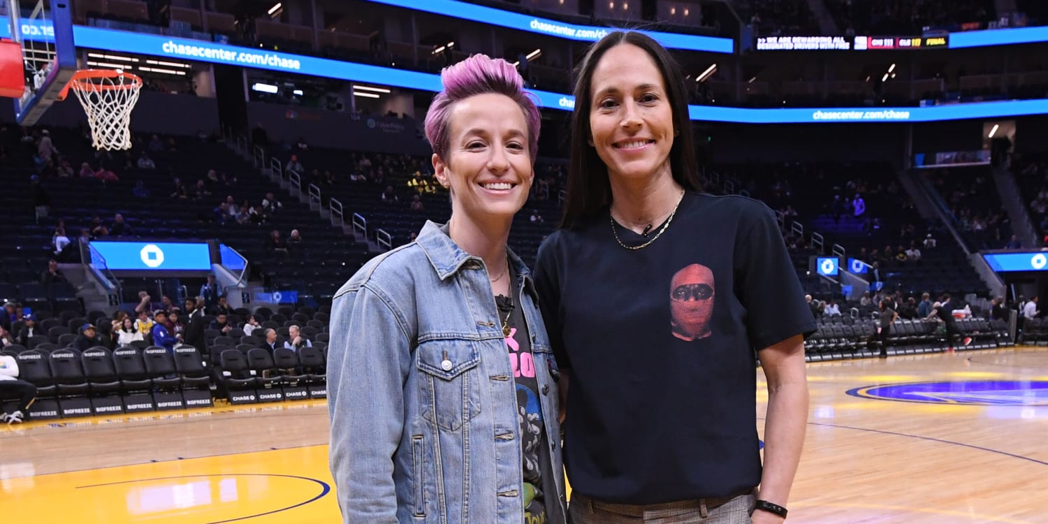 EXCLUSIVE: Megan Rapinoe and fiancee Sue Bird have lunch in NYC as