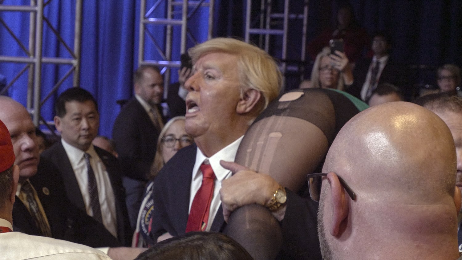 Sacha Baron Cohen shares an impressively awkward #TBT clip of Trump