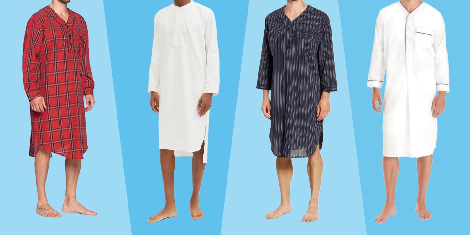 mens sleep gown