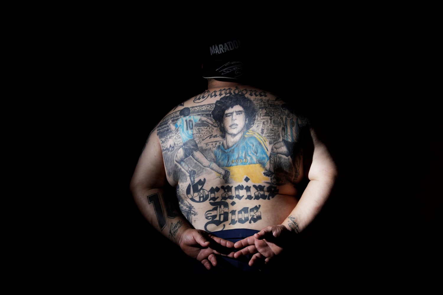 In Argentina, Maradona fans get tattoos to celebrate 'eternal love' for the soccer legend