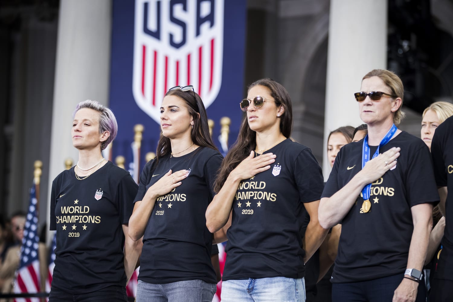 U S Soccer Reaches Settlement With World Cup Women S Team On Work Conditions But Not Pay