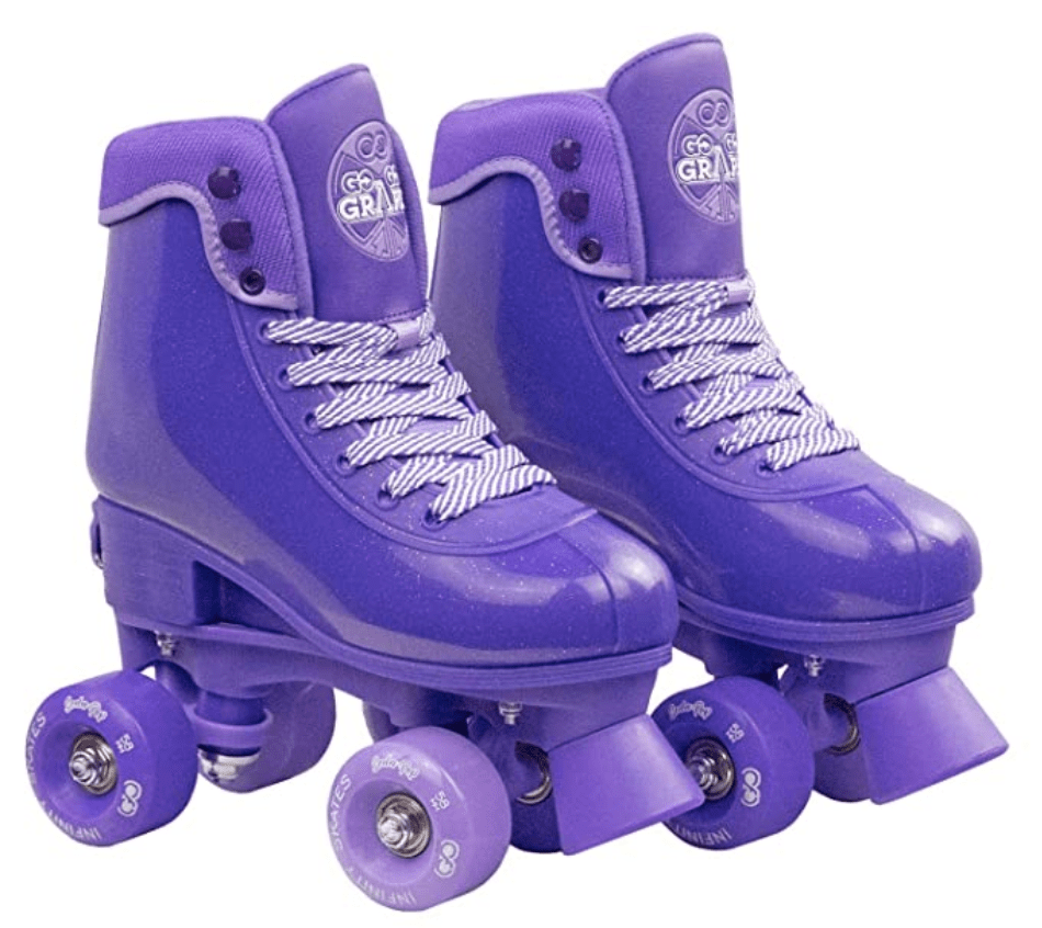 Details about   Men Women Quad Adjustable Roller Skates Skates Light Up 4 Wheels Skating Shoes 