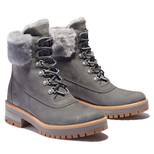 fluffy timberland boots
