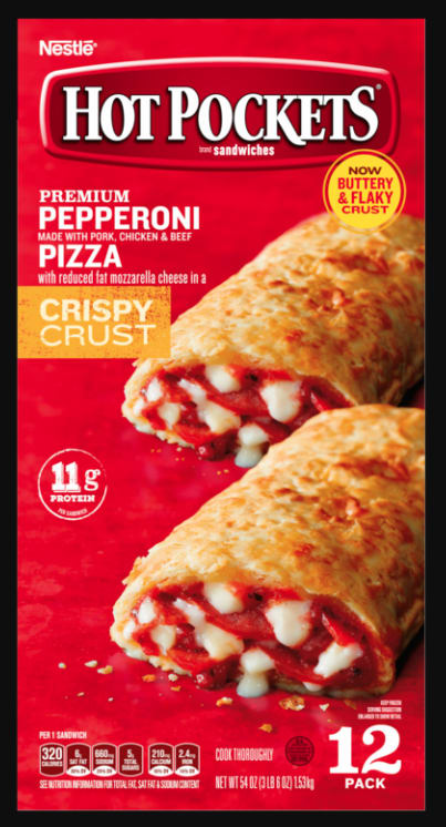 Hot Pocket Pepperoni Pizza Sandwiches Box 12pk - 54 Oz - Safeway