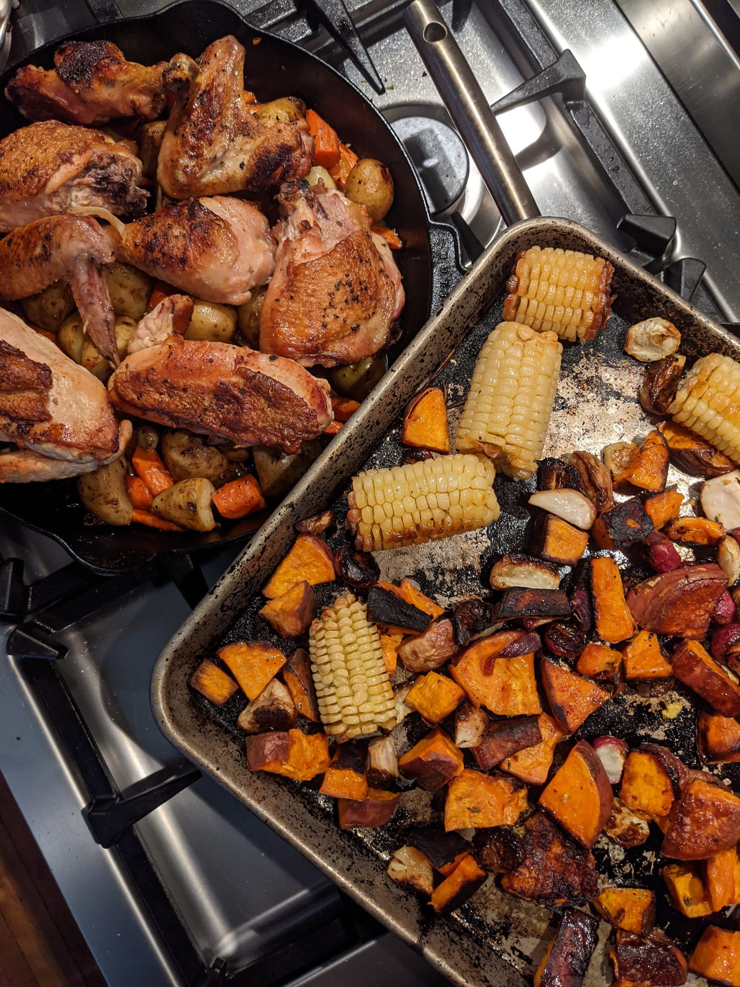 Don't Throw Away Charred Baking Sheets. Use Them To Brown Veggies