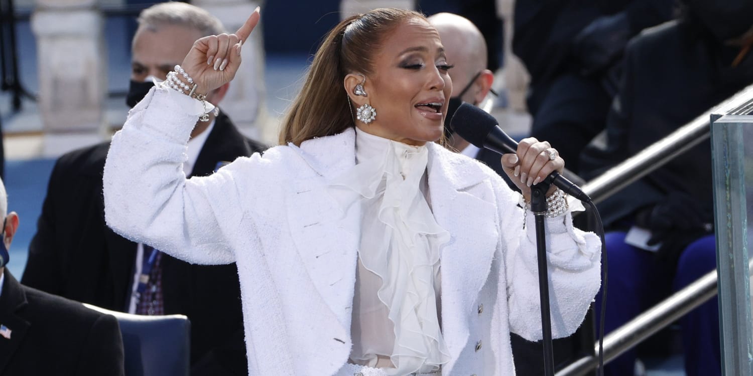 J Lo Gives Moving Rendition Of This Land Is Your Land At Biden S Inauguration