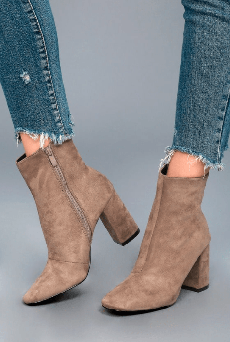 kitten heel booties 2021