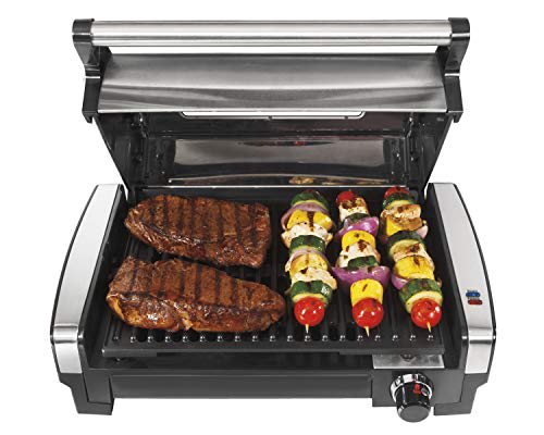 Electric Grill Indoor For Barbecue Bbq Kitchen Tabletop Portable Grilling Inside
