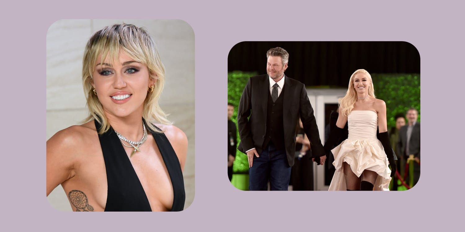 Miley Cyrus Offers To Be Blake Shelton And Gwen Stefani S Wedding Singer