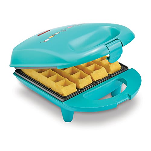 Mini Maker The Mini Waffle Maker Machine Individual Waffles Paninis Hash browns 