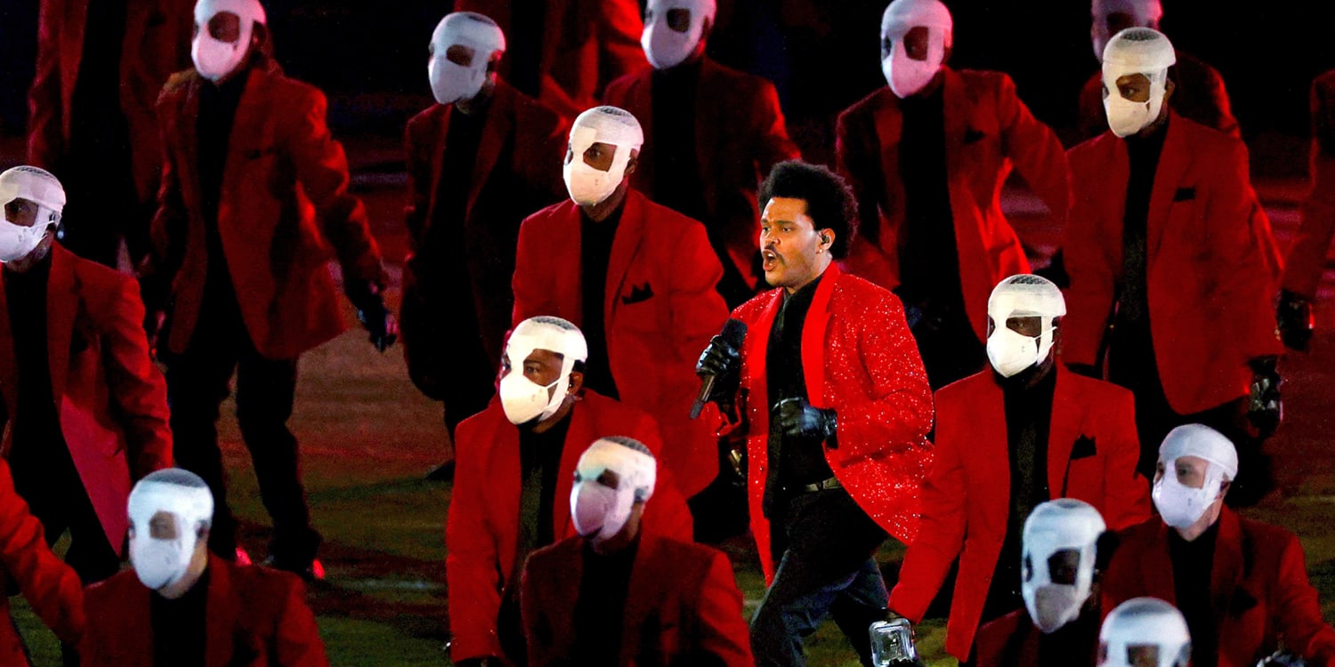 Why was The Weeknd Dancers Bandaged and the Super Bowl Halftime Show?