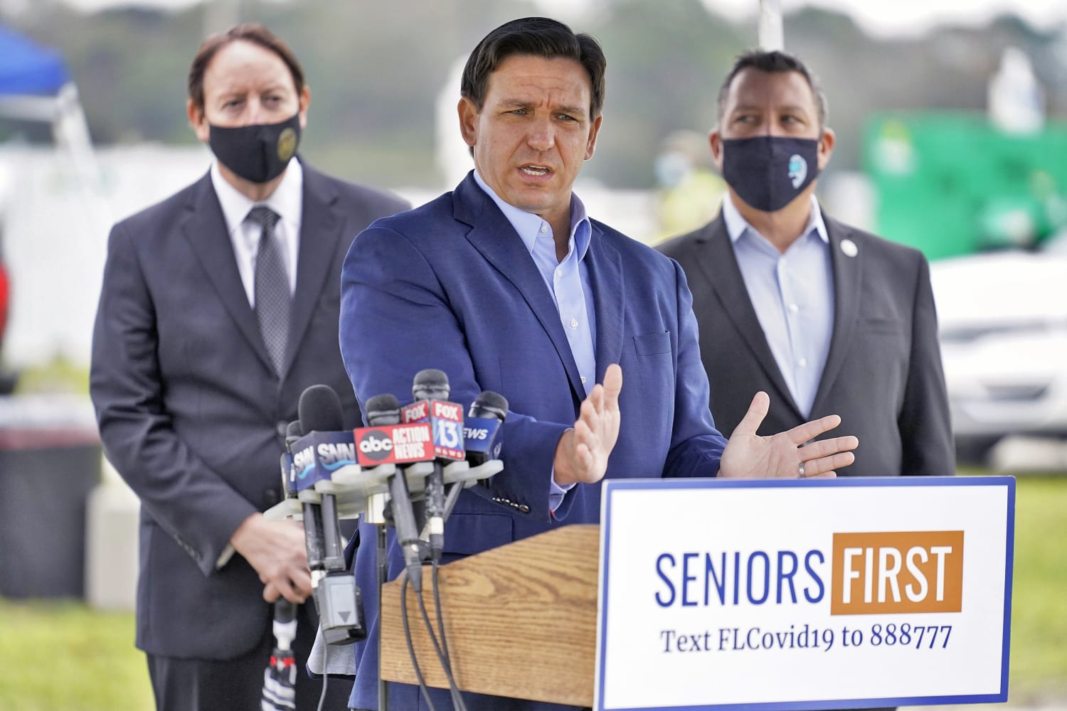 DeSantis Vaccine Slogan Is 'Seniors First' — But 'Rich, White Seniors  First' Is What Happened