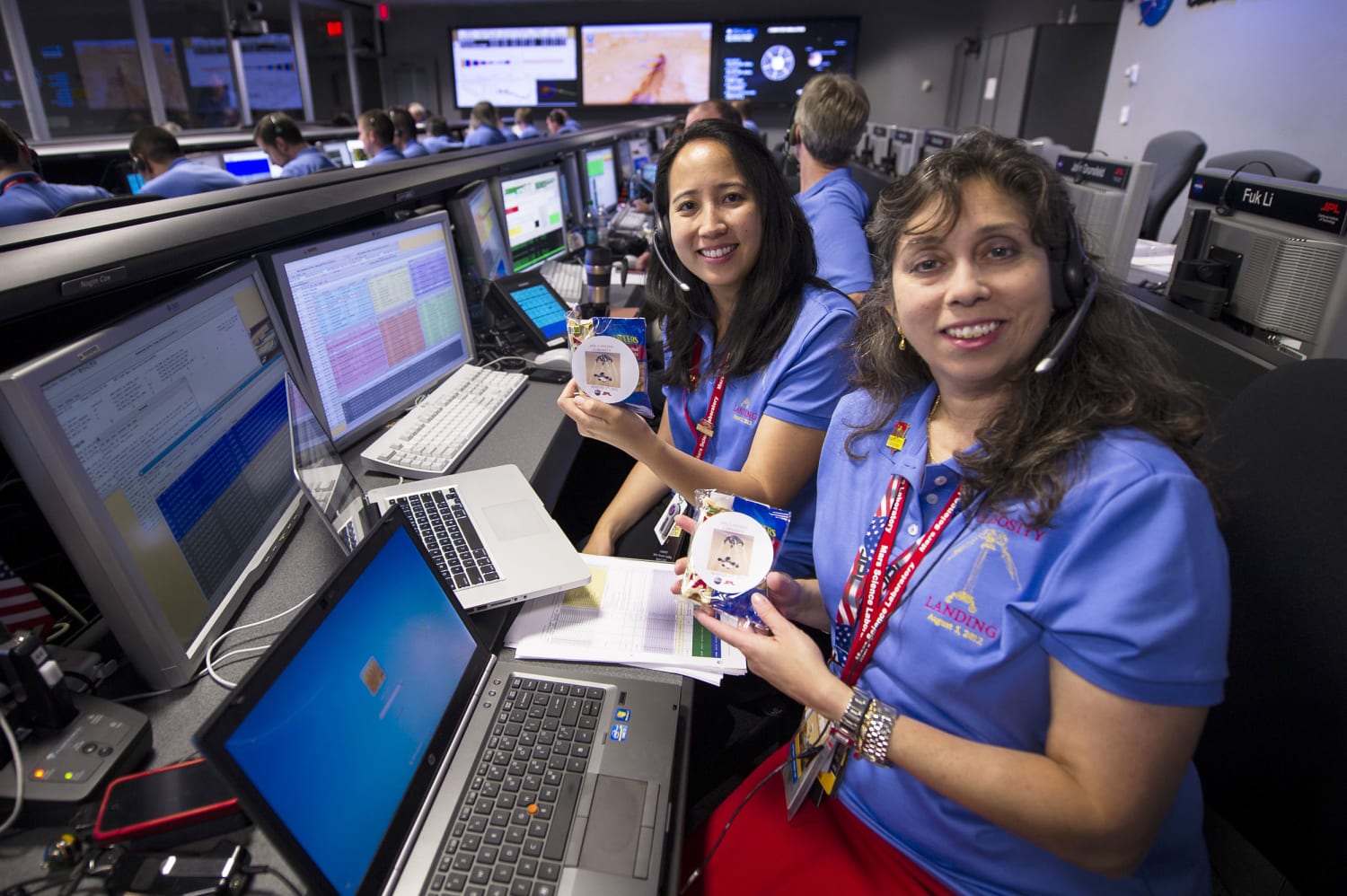 mars rover landing mission control