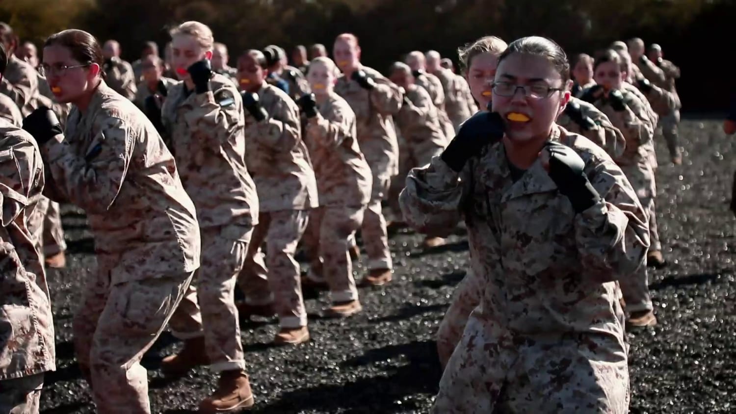 marines in training