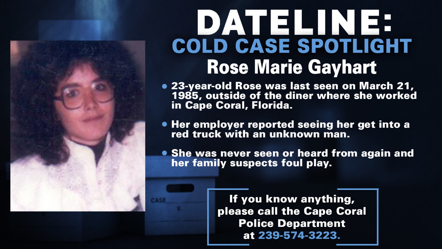 New York Woman Still Seeking Answers 36 Years After Sister Rose Marie Gayhart Vanished From Cape Coral Florida