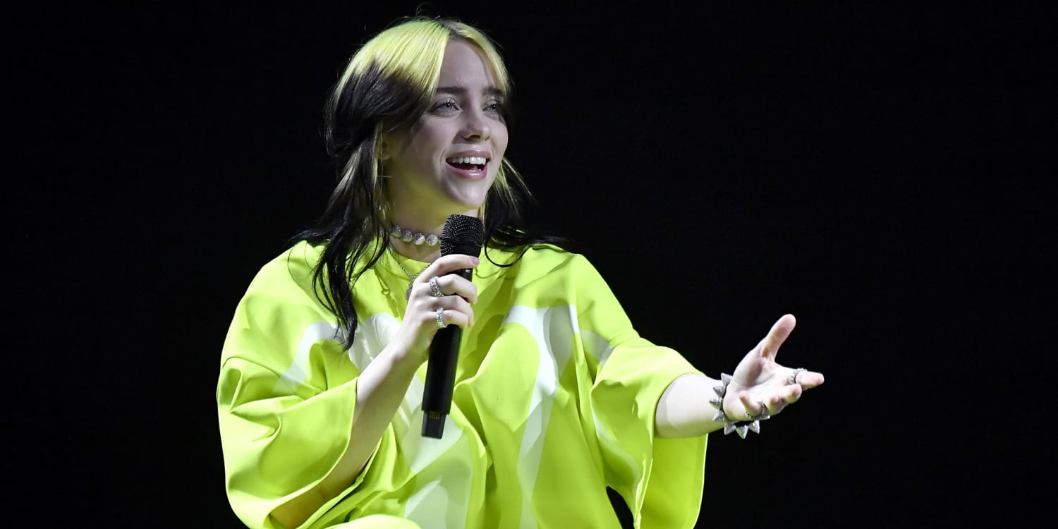 Billie Eilish Reveals Her Green Mullet Hairstyle Was an Accident
