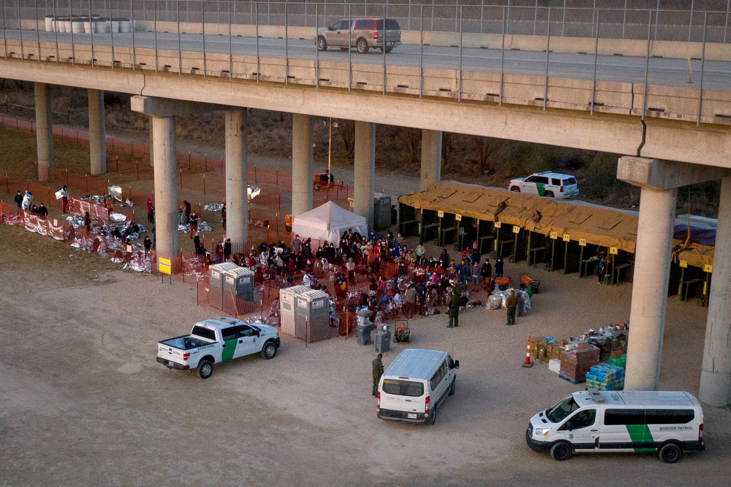 On the southern border with the Border Patrol