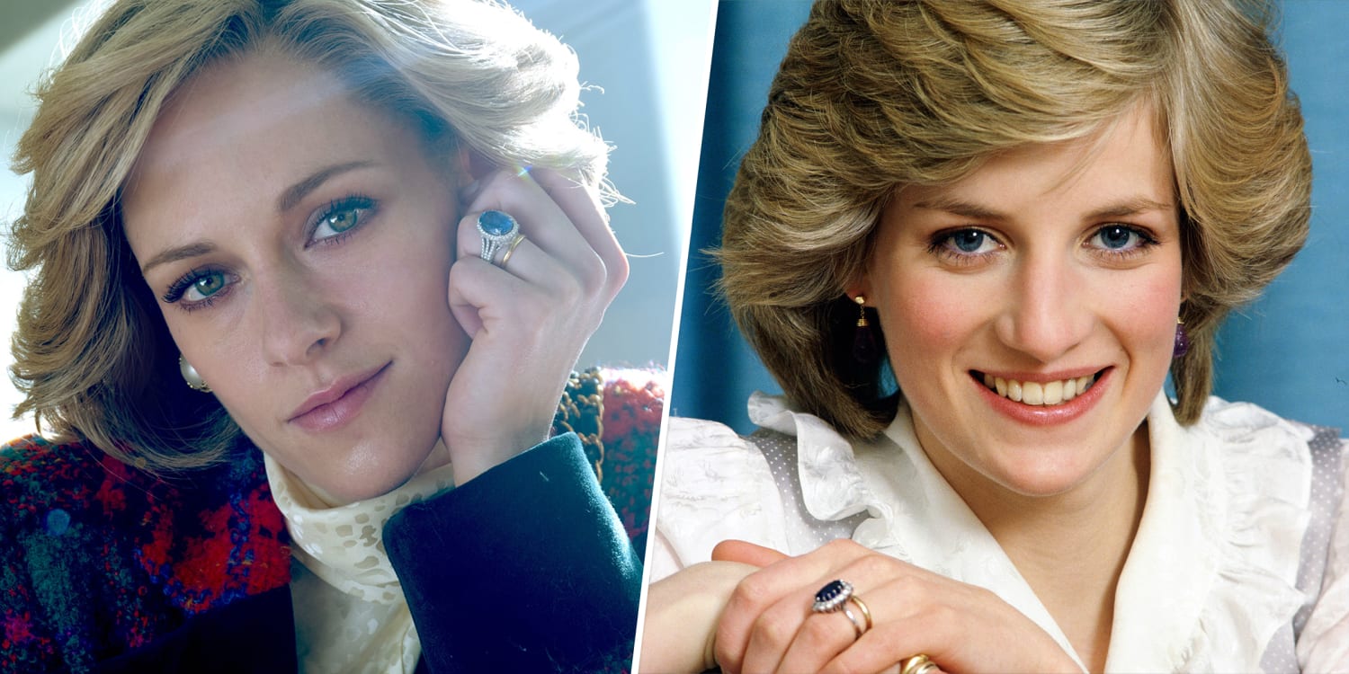 New Pic Of Kristen Stewart As Princess Diana Features Sapphire Engagement Ring