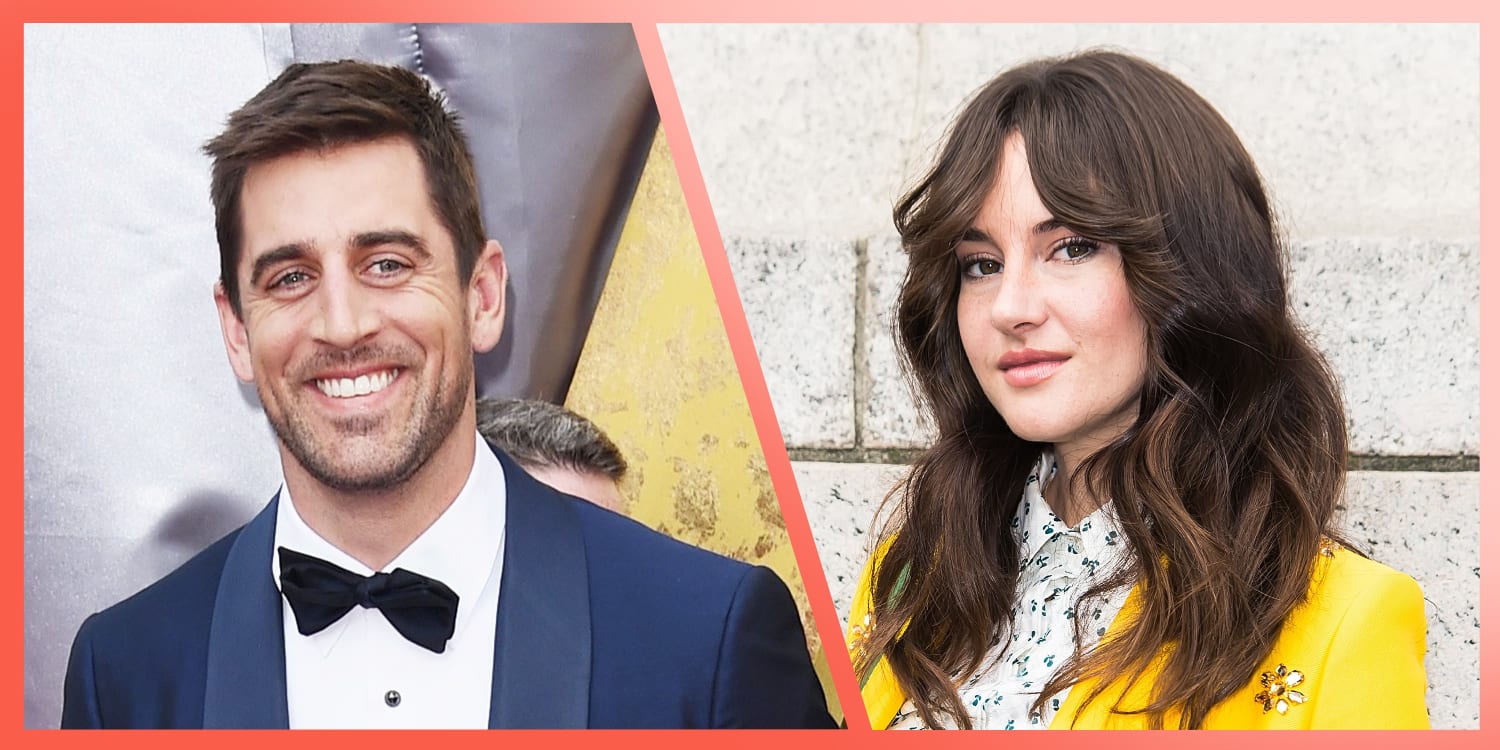 Shailene Woodley teases fiancé Aaron Rodgers about his 'really greasy' hair