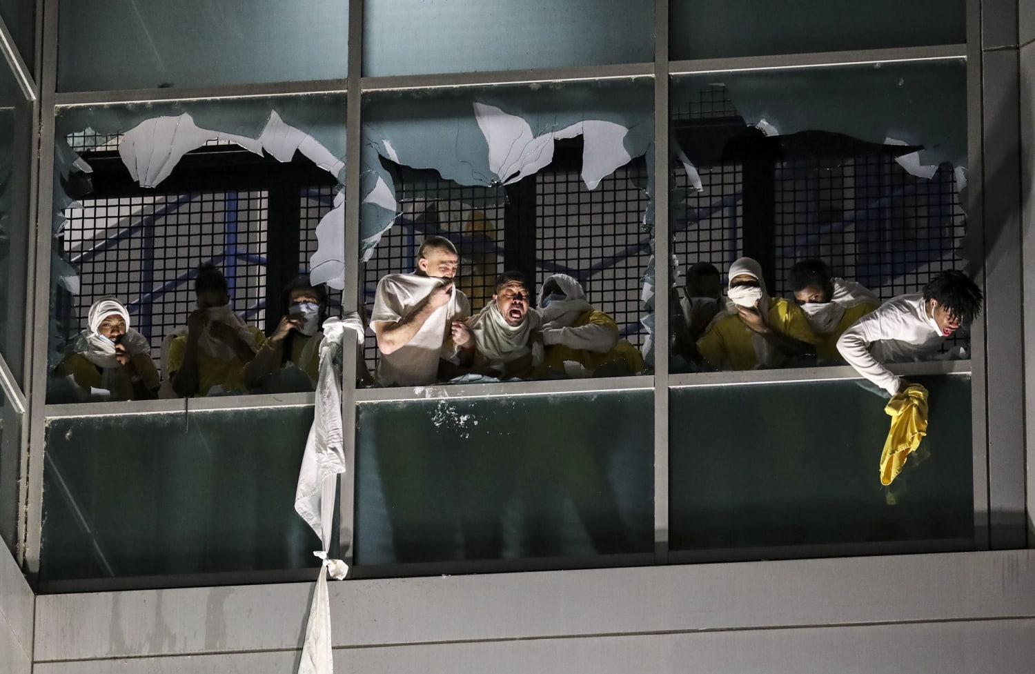 Inmates break windows, set fires in uprising at St. Louis jail
