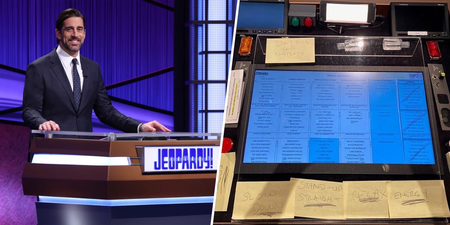 I love the game': Catch Aaron Rodgers guest hosting on 'Jeopardy