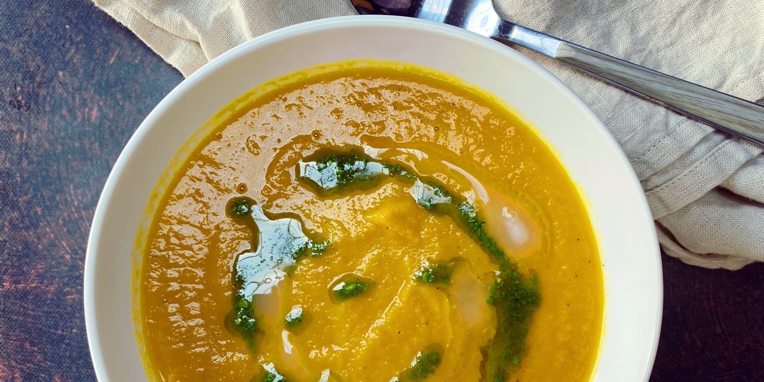 Carrot Ginger Soup with Avocado Toast - Glow by Marlowe