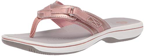 Womens Flip Flops,Summer Slipper Sandals Beach Sandals Wedge Open Toe Pearl Floral Platform Comfortable Slipper 