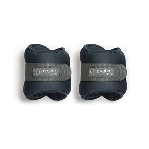 Adjustable Ankle Weights Black External Pockets Portable Durable Weight 2x10 lb 