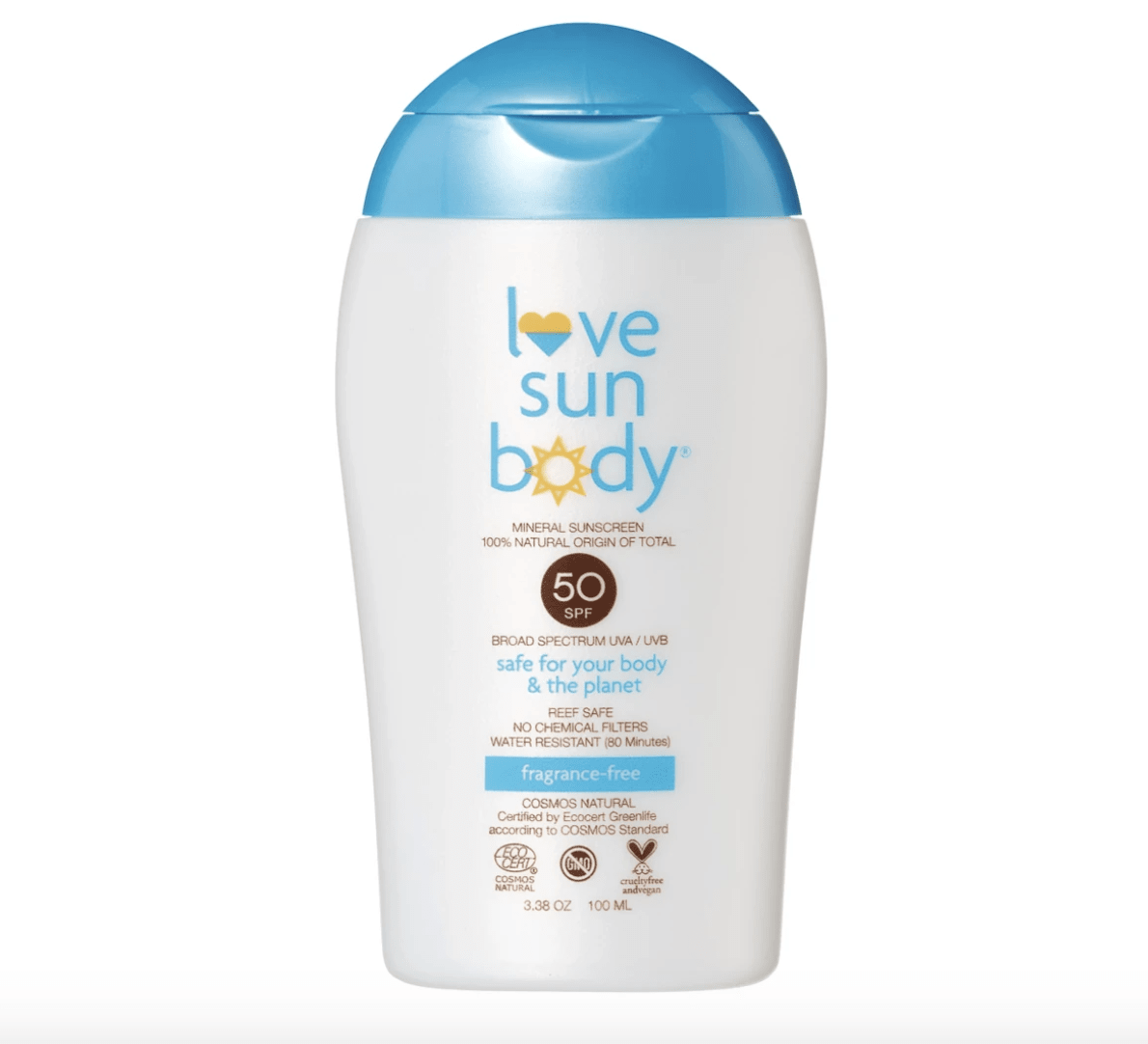 best organic body sunscreen