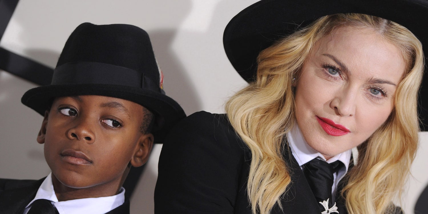 Madonna's son David Banda models a dress in Instagram video