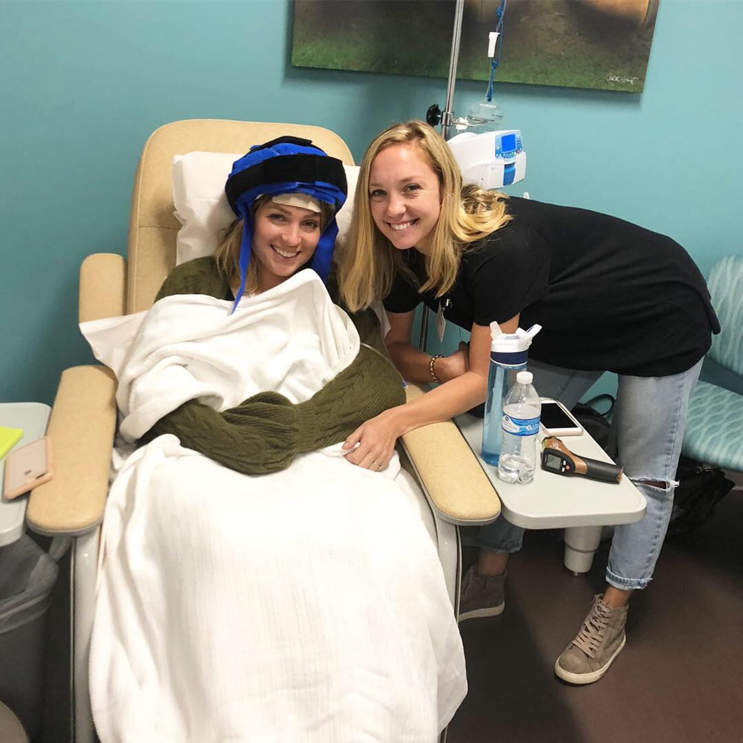 After rare uterine cancer, woman's twin carries her baby - Today Show