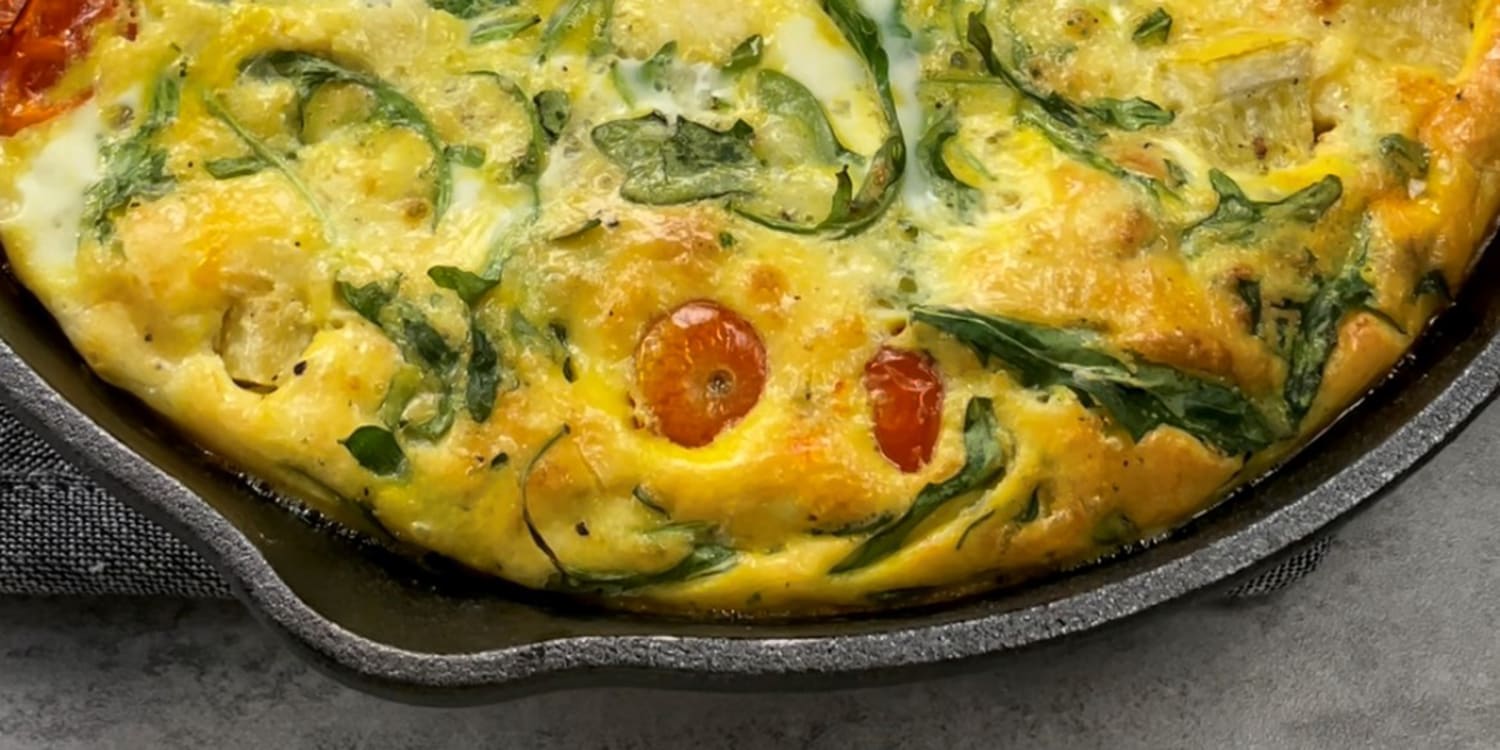 Summer Frittata - Domestically Blissful