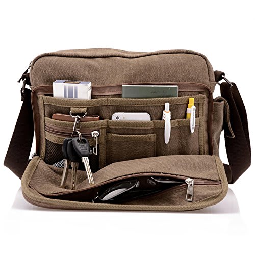 Laptop Shoulder Bags Polyester Messenger Carrying Briefcase Sleeve with Adjustable Depth at Bottom 14 inch Tengen Toppa Gurren-Lagann Laptop Bag Laptop Messenger Bag