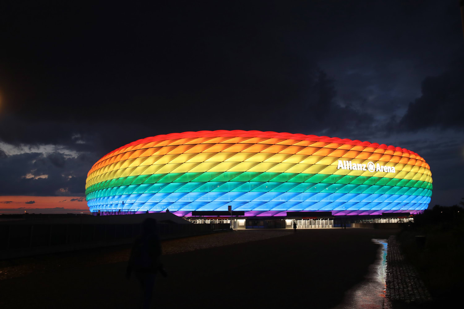 UEFA adds rainbow to its logo after refusing to allow LGBTQ colours at  Germany's stadium