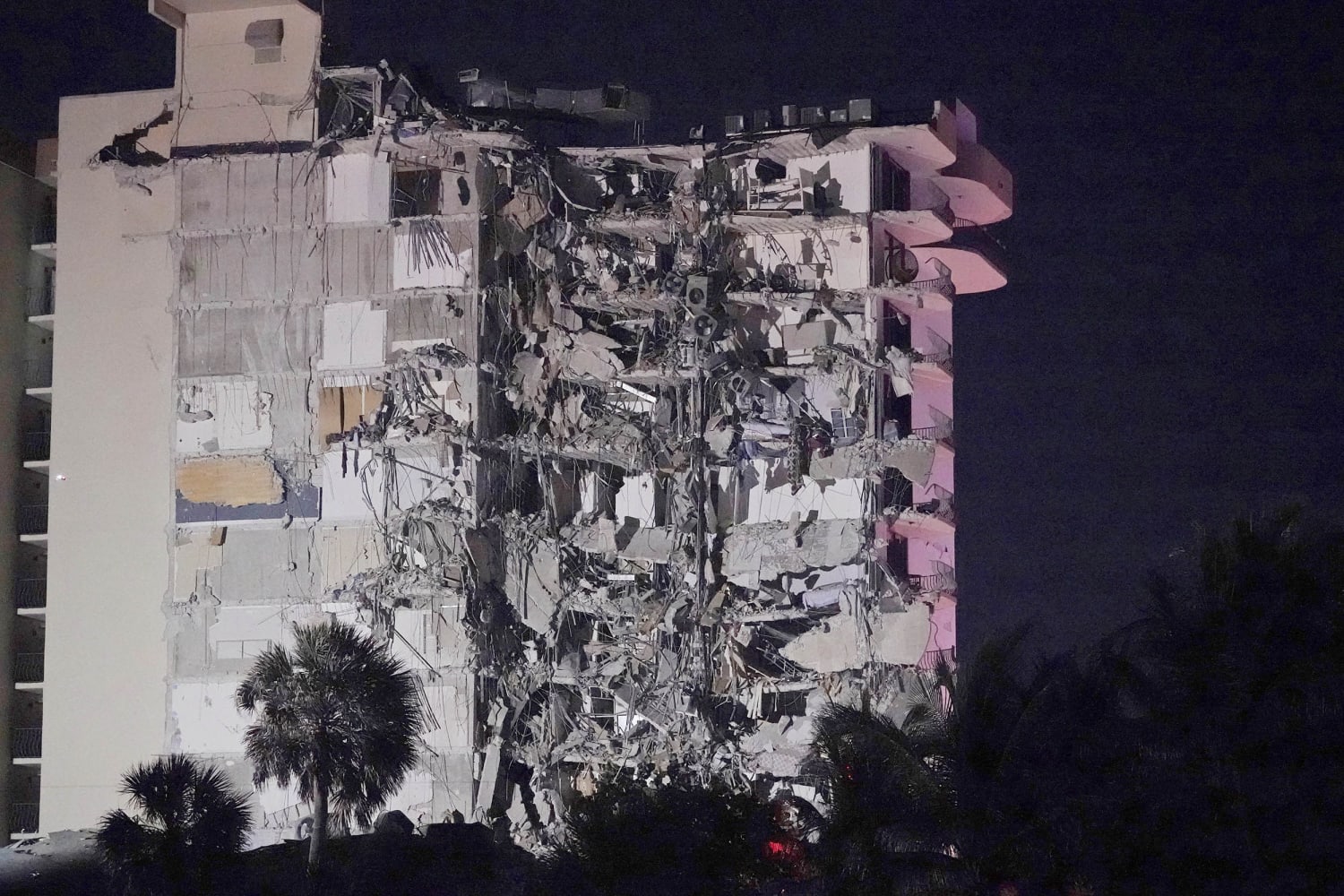 At least 1 dead after high-rise condo building partially collapses near  Miami Beach