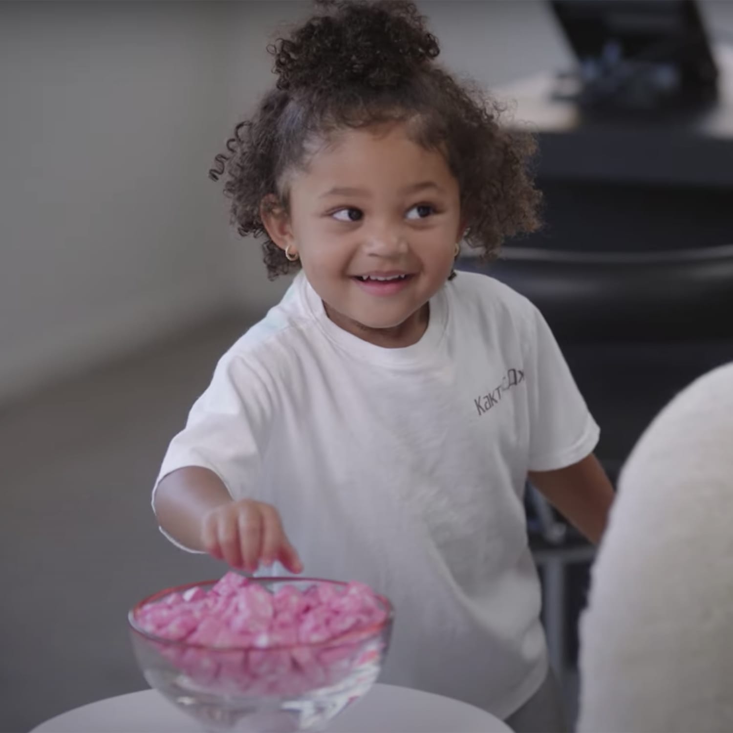 Kylie Jenner's Daughter Stormi Tries Her Lipstick in Funny Video