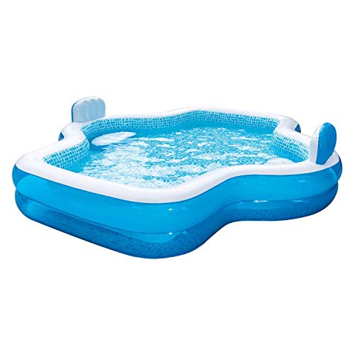 Backyard Outdoor kxry Inflatable Pool Thickened Above Ground Family Interaction Summer Swimming Pools Small for Baby Kids and Adults,Garden 