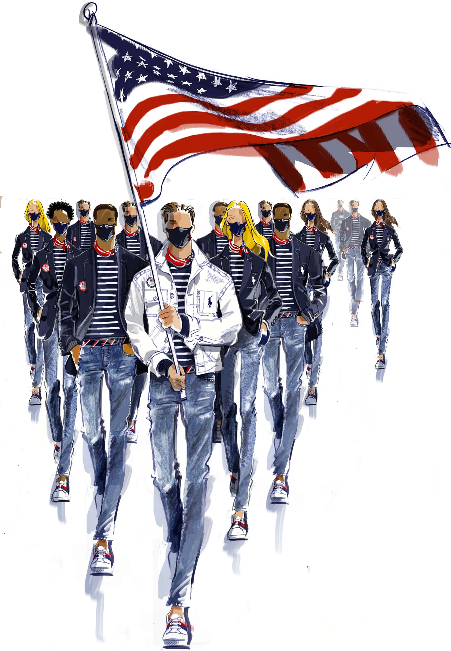 Ralph Lauren unveils Team USA opening ceremony outfits, opening