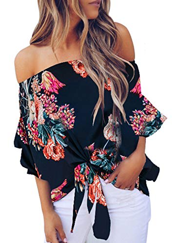Storm Island Women Trendy Crop top Ladies Floral Italian Rolled up Sleeves Casual wear Summer Fashion Shirt Size 10-18 UK 