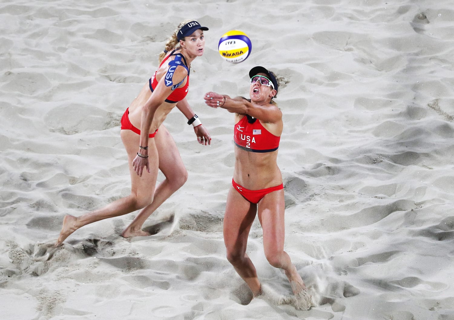 Why do women's beach volleyball players wear bikinis? 