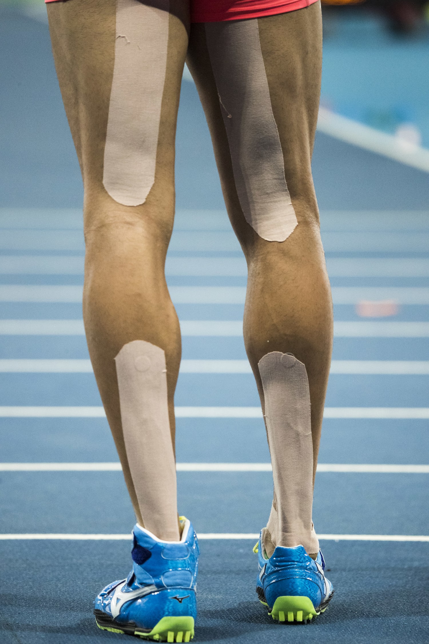 What is that weird athletic tape Olympians wearing? -