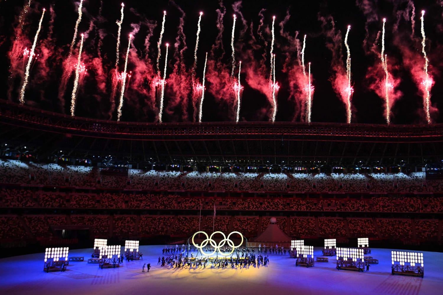 Photos: Spectacle endures at Tokyo Olympics opening ceremony