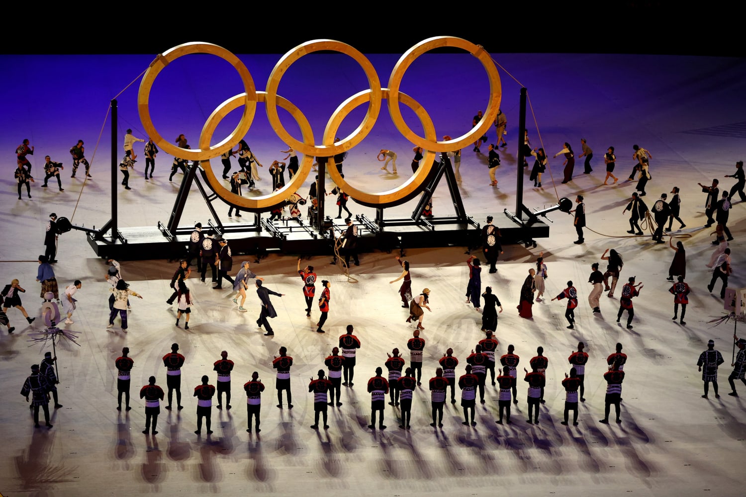 Photos: Spectacle endures at Tokyo Olympics opening ceremony