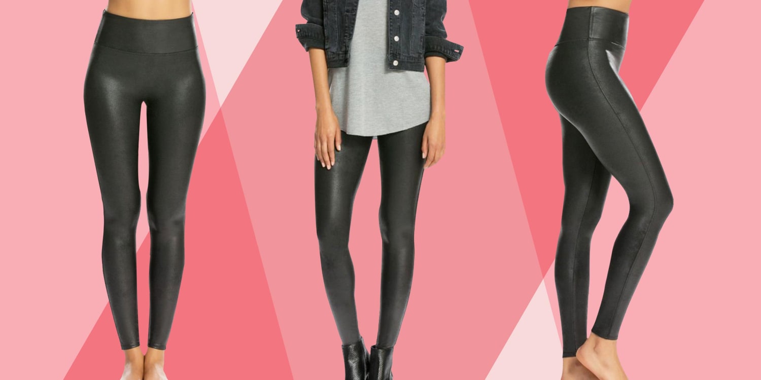 Affordable Fashion: ?Spanx? Faux Leather Leggings That Flatter Your Figure  - Sew Sarah R