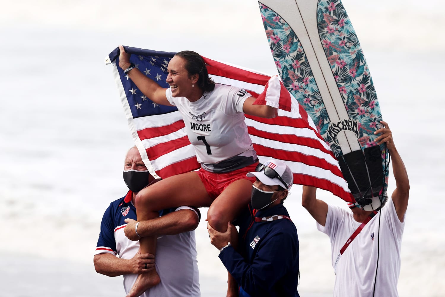 Professional female surfers finally get priority on the podium with equal  contest payouts in Florida.