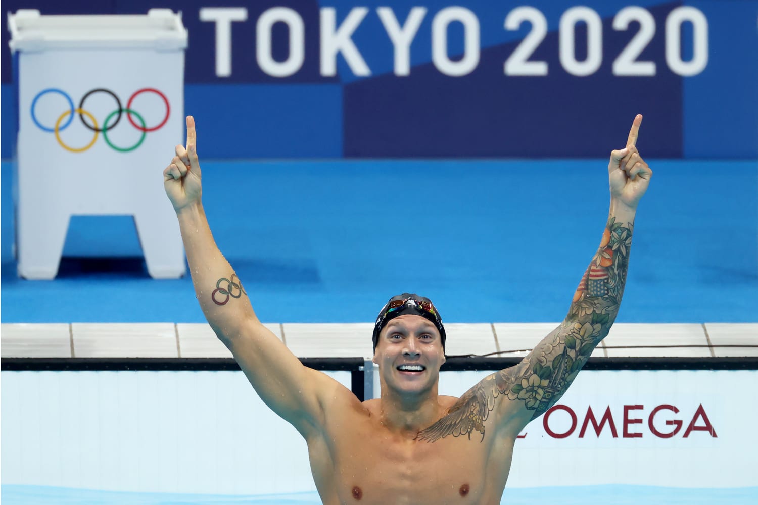 Caeleb Dressel has gold of his own, collects 1st individual gold in  100-meter freestyle