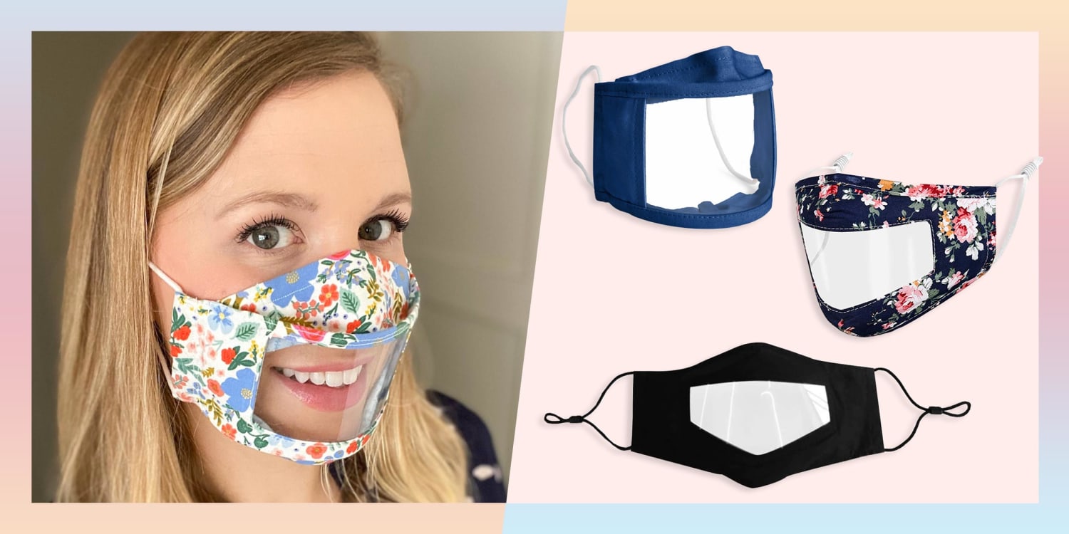 clear face masks for dancers