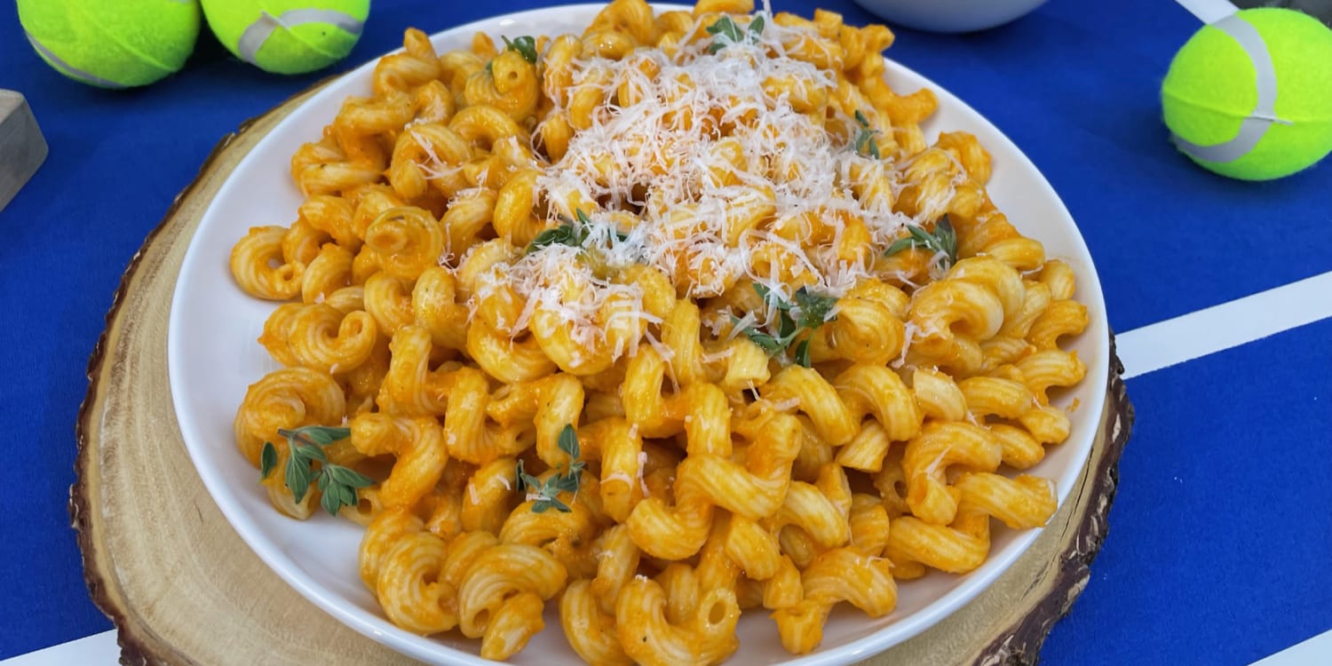 Cavatappi Pasta with Yellow Tomato Sauce Recipe