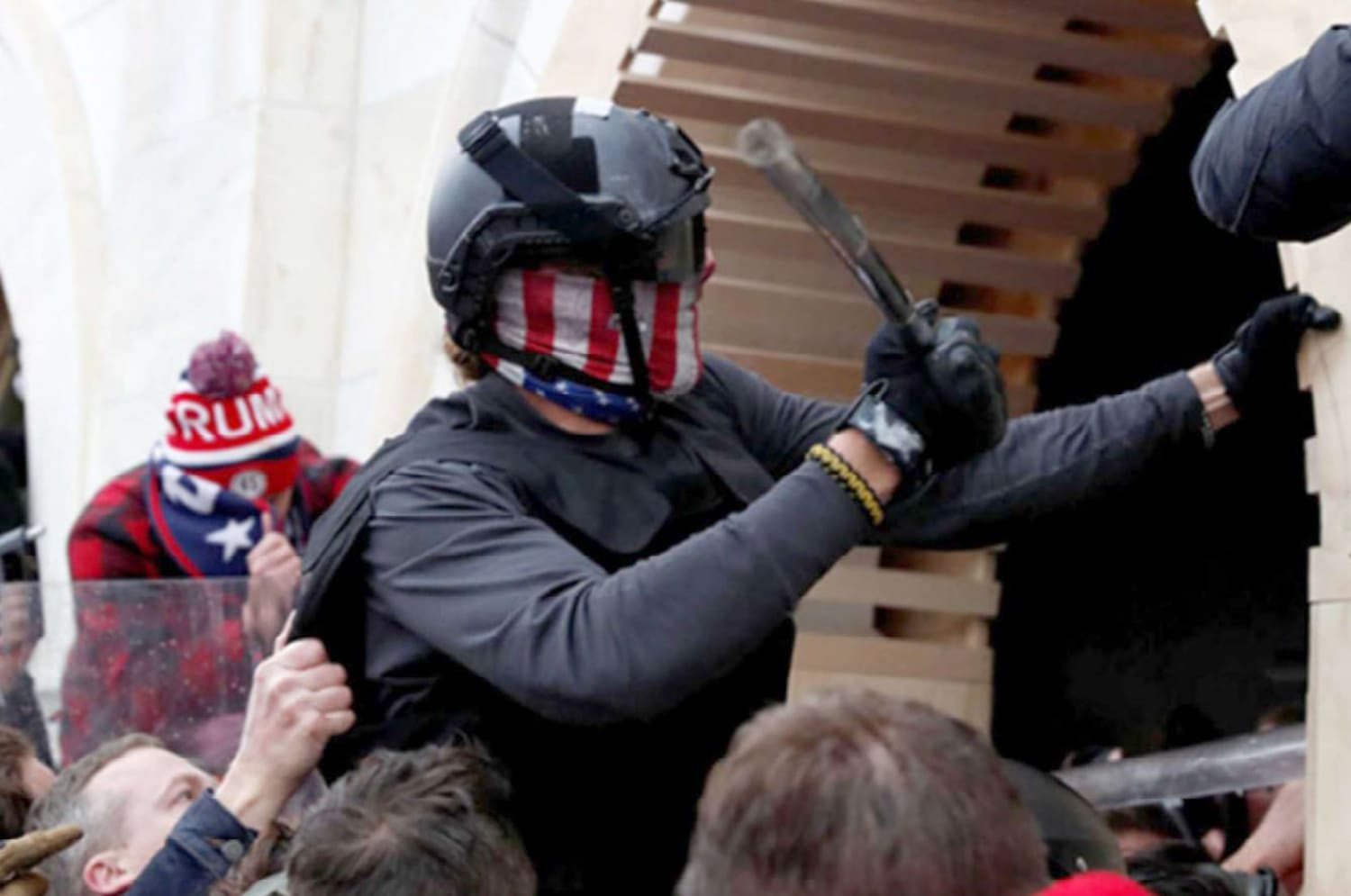 Two California men arrested, accused of spraying officers with chemicals at  Capitol riot